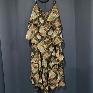 Free People floral layer dress